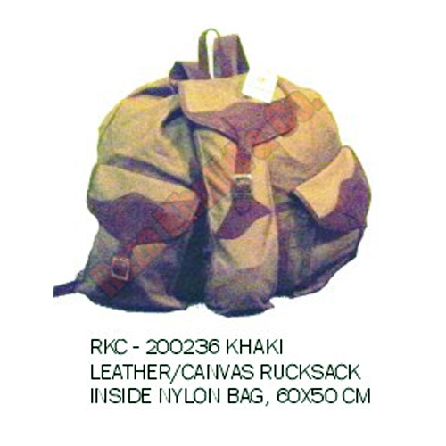 Leather canvas Rucksack Bag